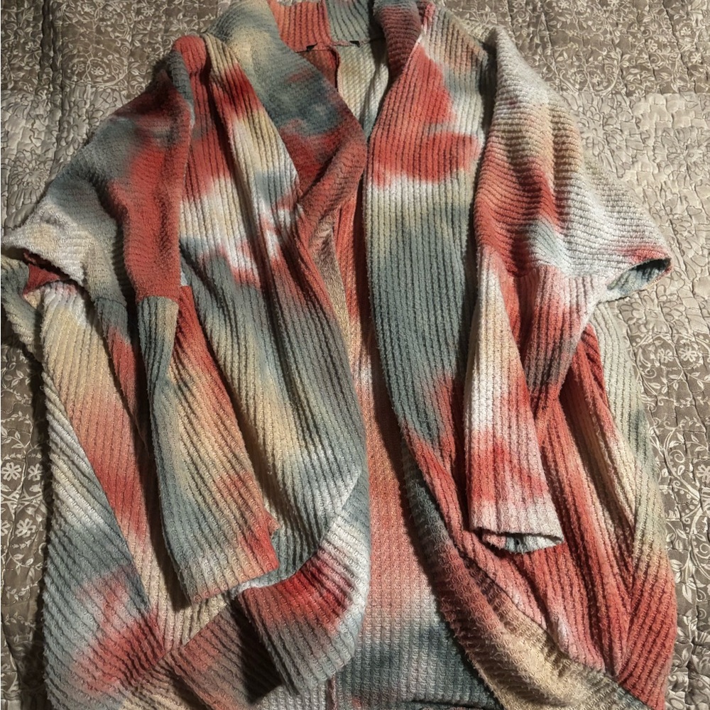 Multicolor Tie-Dye Women's Sweater